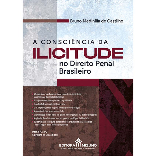 A Consciência da Ilicitude no Direito Penal Brasileiro editoramizuno