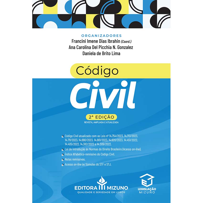 Código Civil 2ª edição (2024) editoramizuno