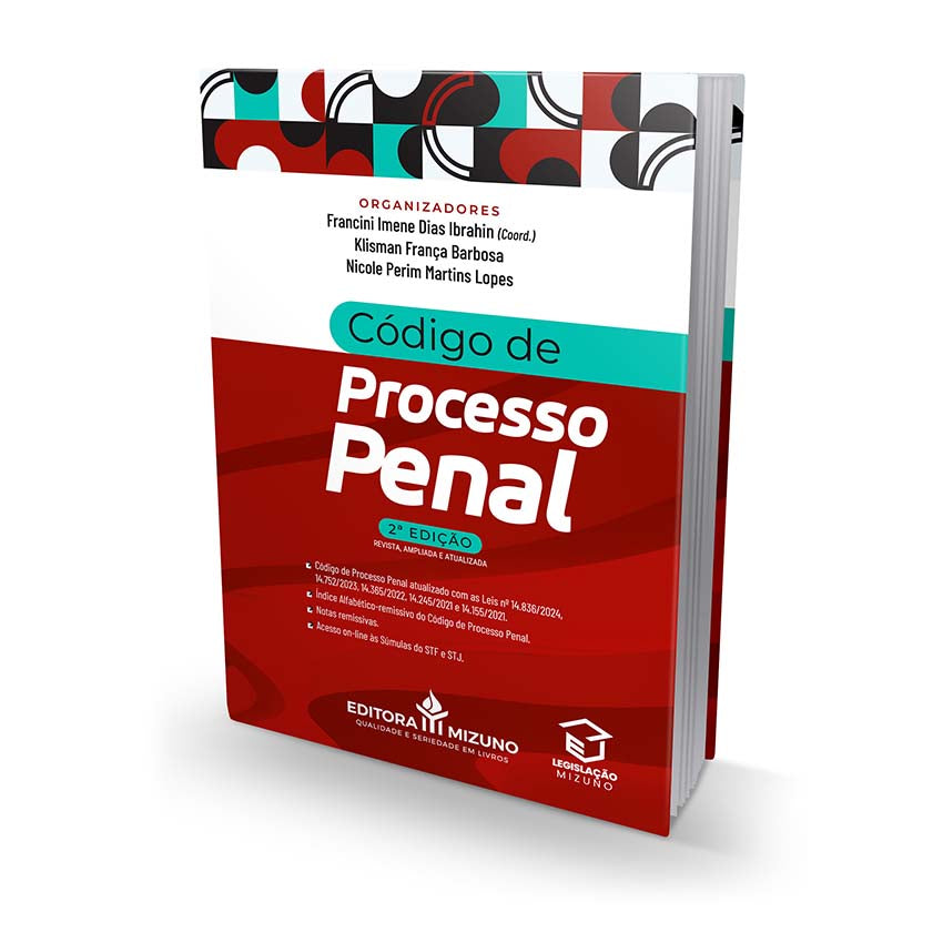 Código de Processo Penal 2ª edição (2024) editoramizuno