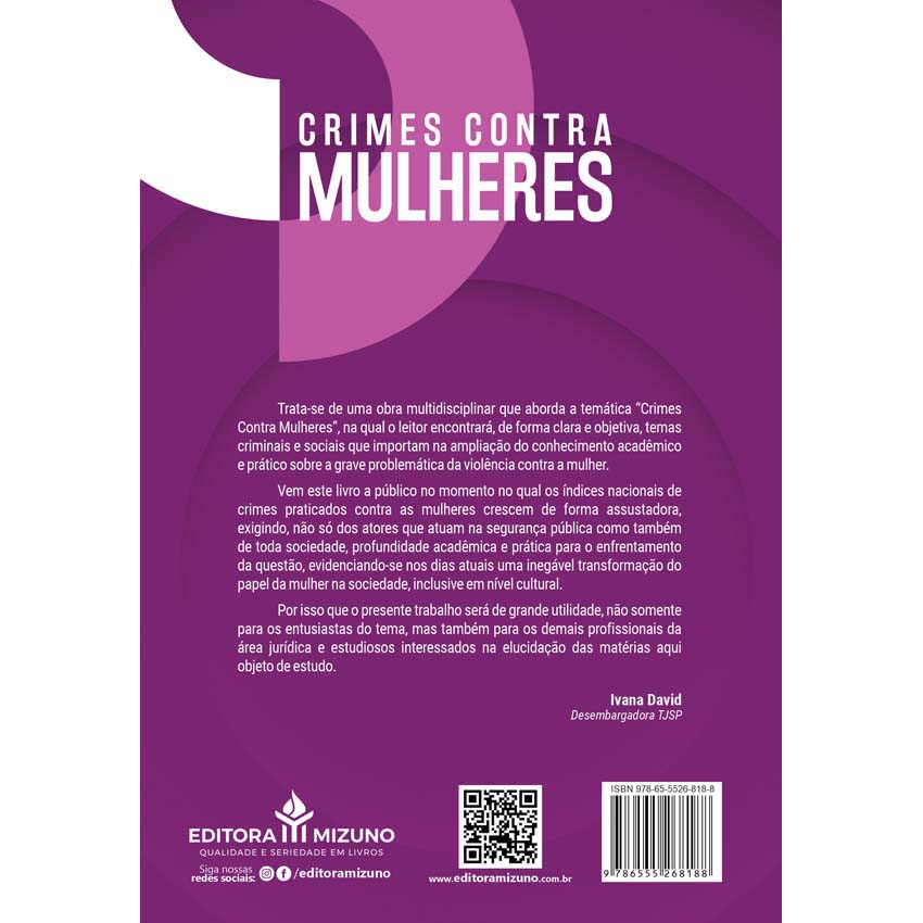 Crimes Contra Mulheres editoramizuno