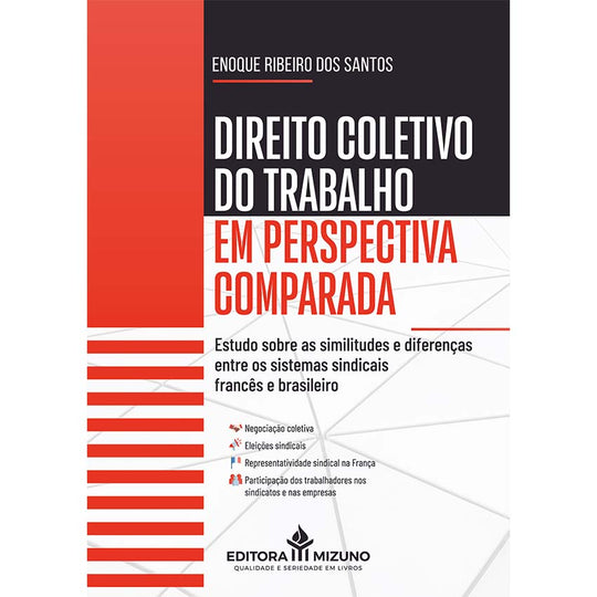 Direito Coletivo do Trabalho em Perspectiva Comparada editoramizuno