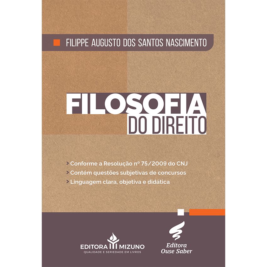 Filosofia do Direito editoramizuno