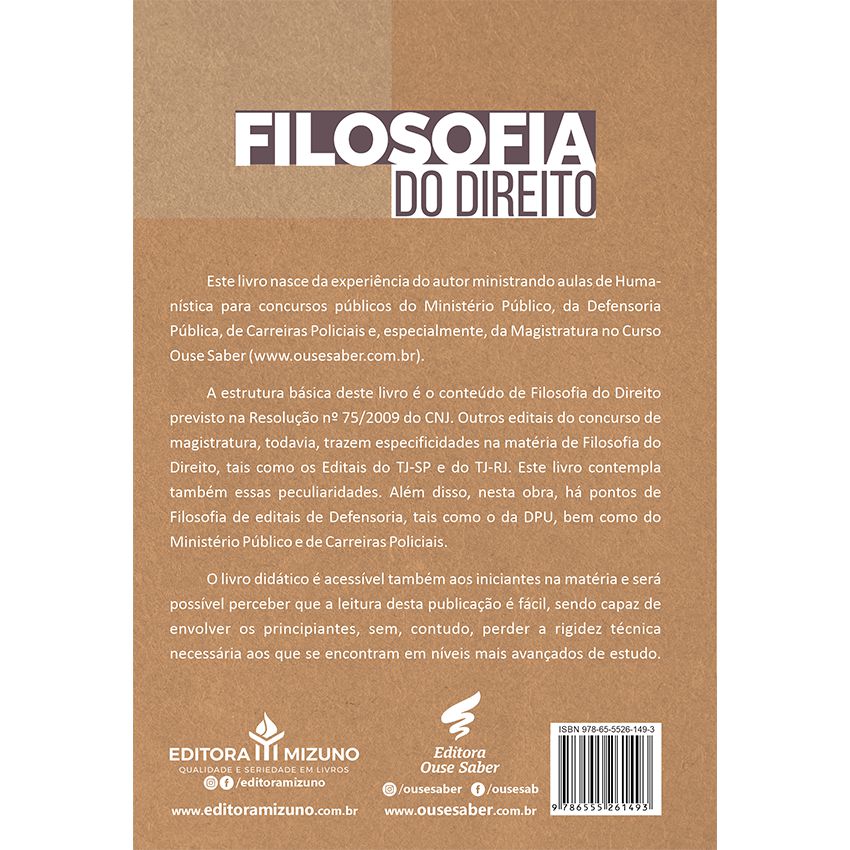 Filosofia do Direito editoramizuno