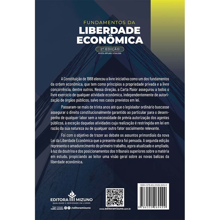 Fundamentos da Liberdade Econômica 2ª edição editoramizuno