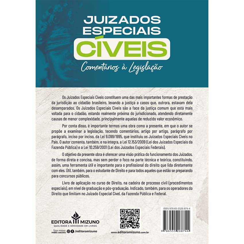 Juizados Especiais Cíveis 2ª edição (2024) - Comentários à legislação editoramizuno