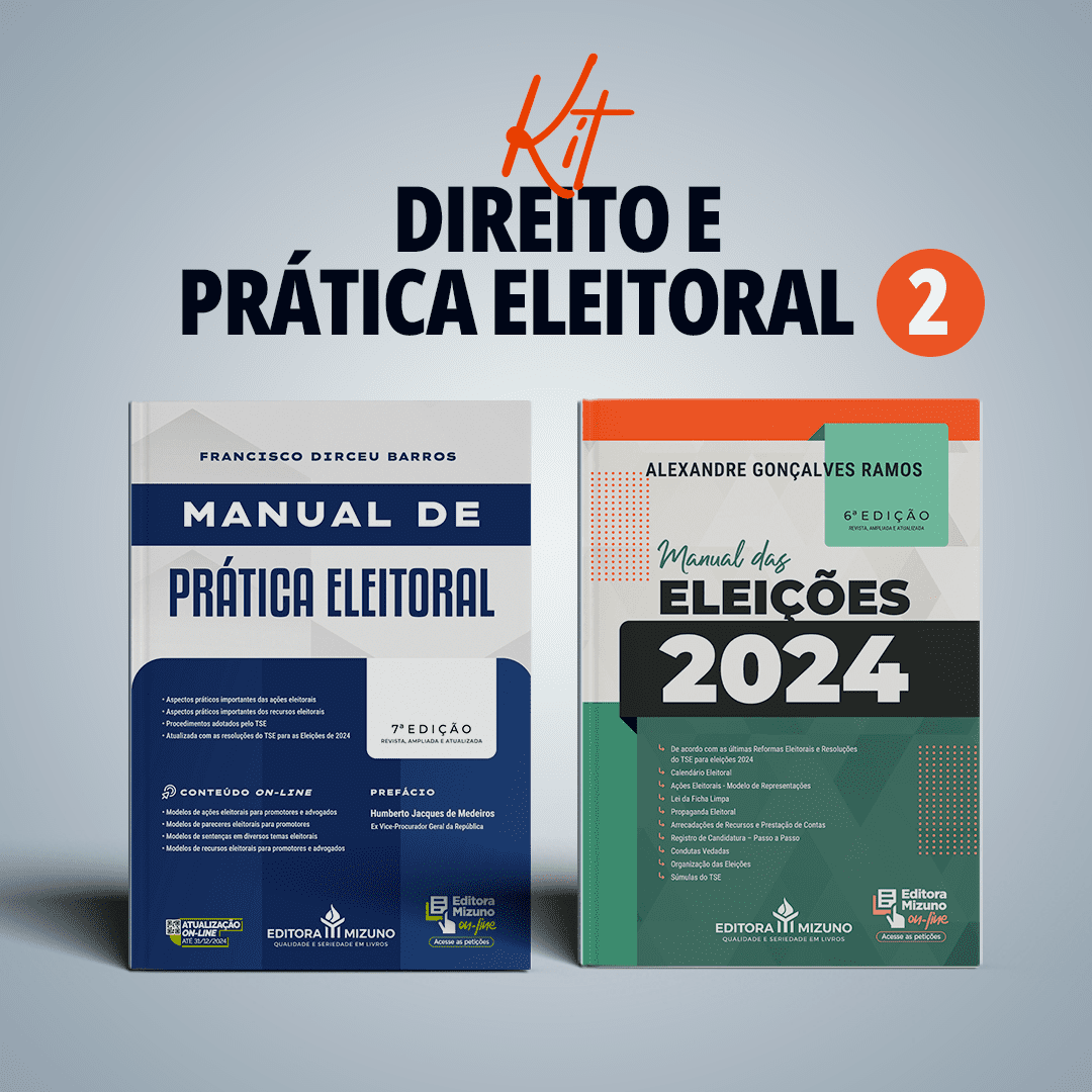 Kit Direito e Prática Eleitoral 2 editoramizuno