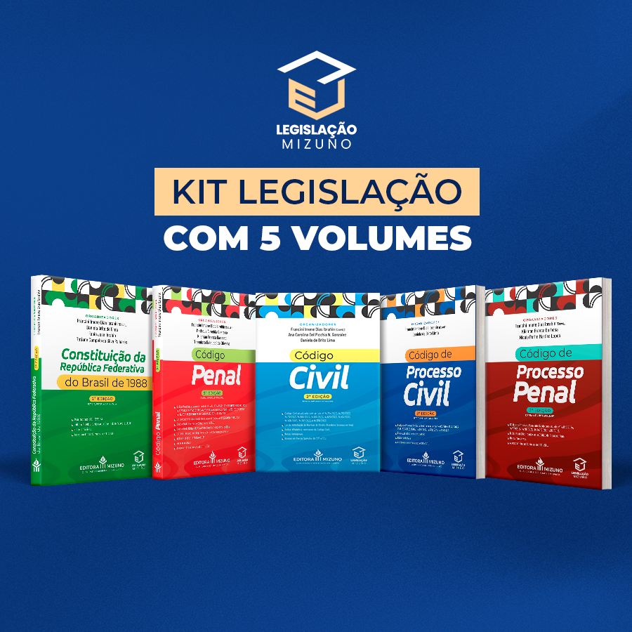 Kit Legislação - 5 Volumes (2024) editoramizuno