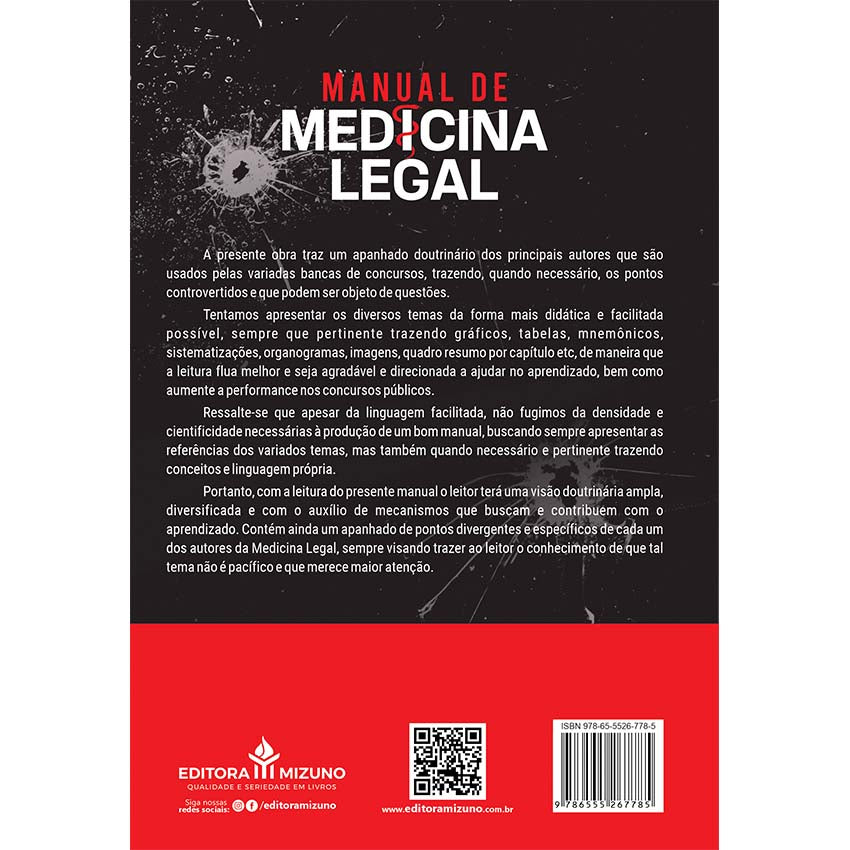 Manual de Medicina Legal editoramizuno