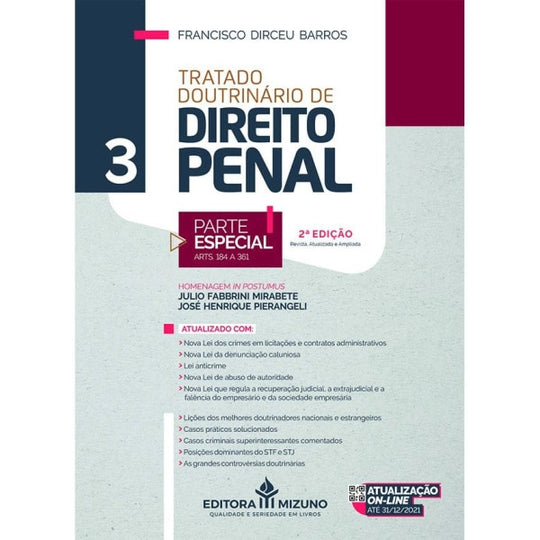 Tratado Doutrinário de Direito Penal - Vol. 3 - 2ª Edição editoramizuno