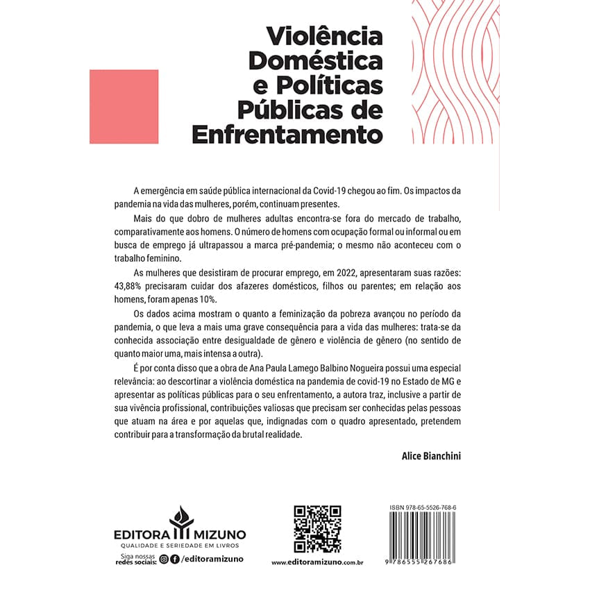 Violência Doméstica e Políticas Públicas de Enfrentamento editoramizuno