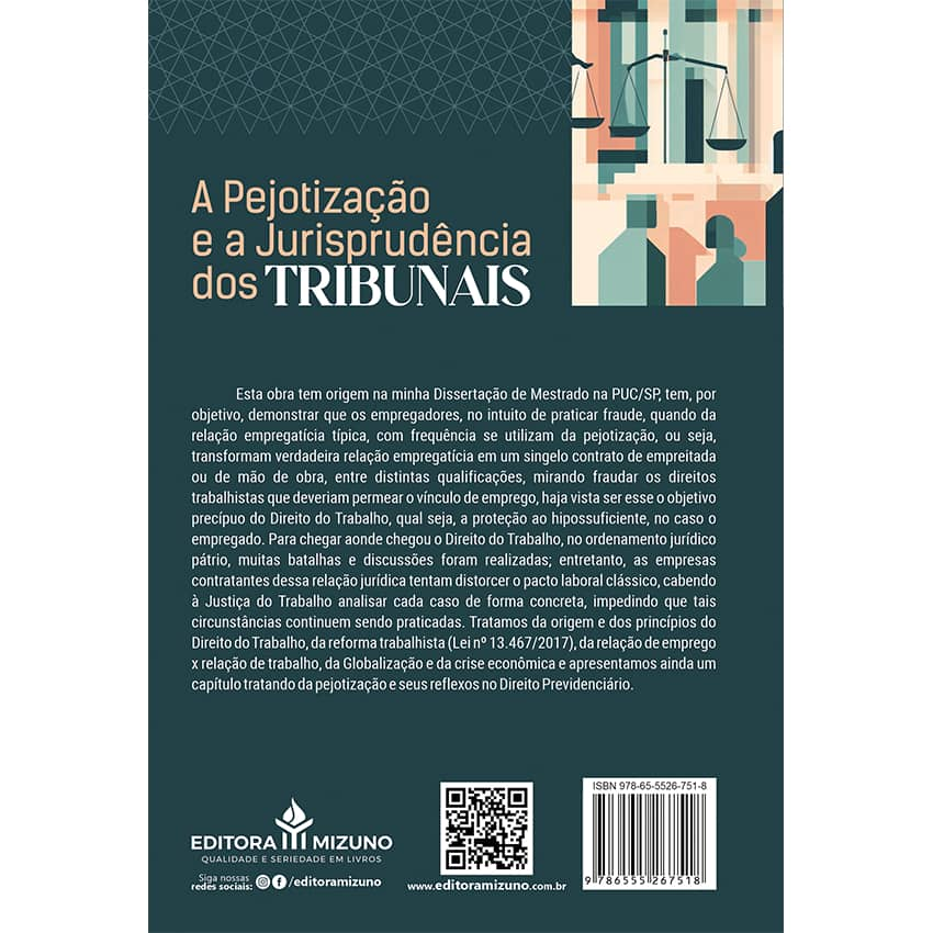 A Pejotização e a Jurisprudência dos Tribunais editoramizuno