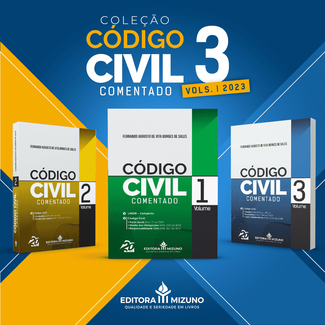 CÓDIGO CIVIL COMENTADO 3 VOLS. 2023 (KIT) editoramizuno