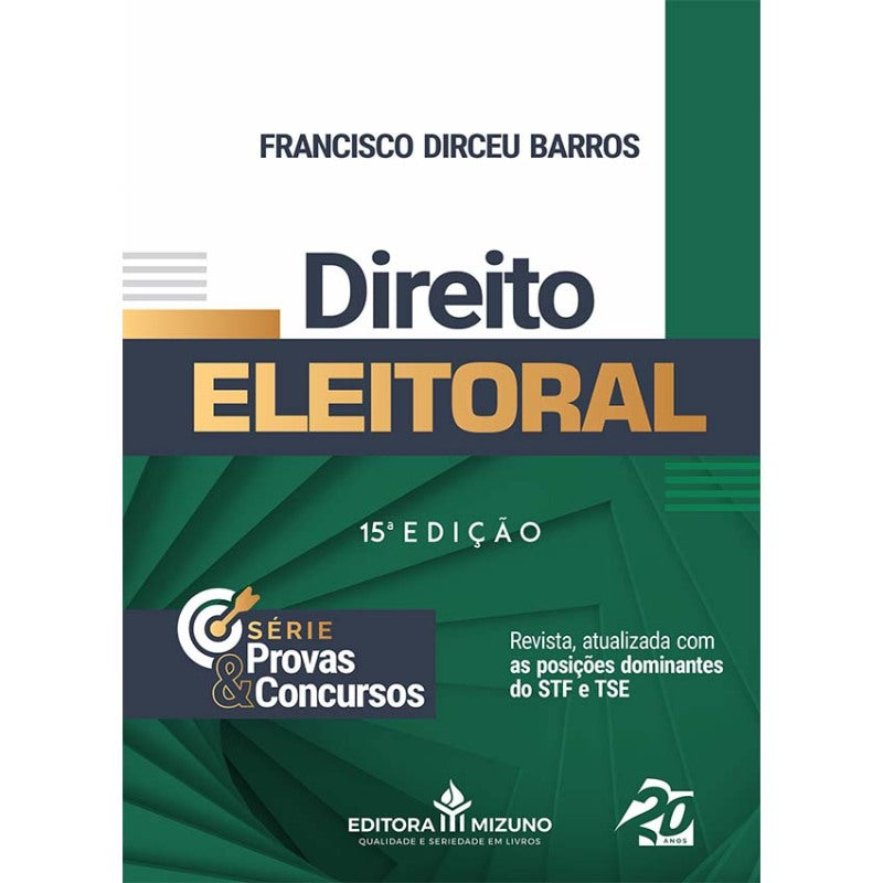 Direito Eleitoral 15ª edição editoramizuno