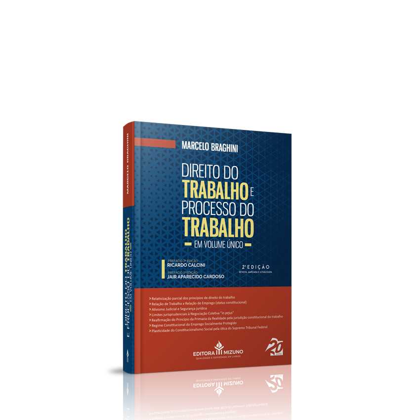 Direito do Trabalho e Processo do Trabalho - 2ª Edição editoramizuno