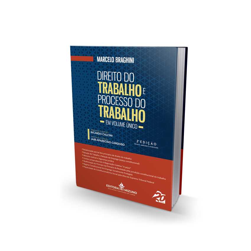 Direito do Trabalho e Processo do Trabalho - 2ª Edição editoramizuno