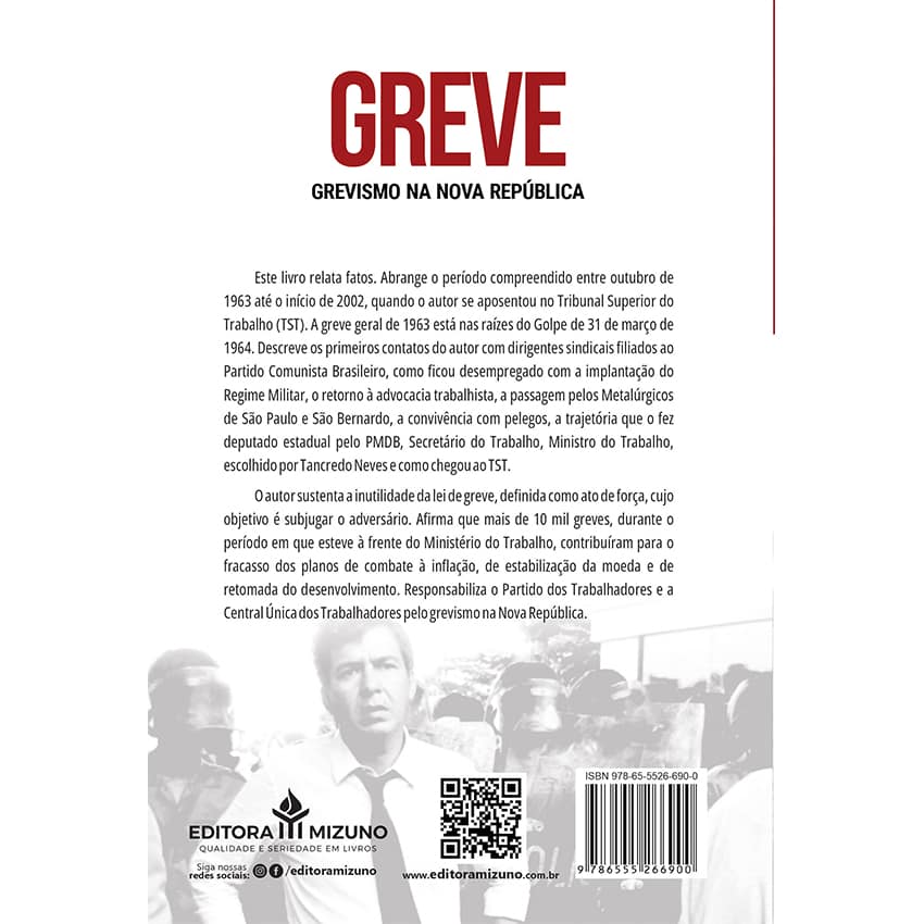 Greve - Grevismo na Nova República editoramizuno