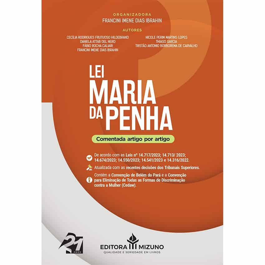 Lei Maria da Penha Comentada Artigo por Artigo editoramizuno