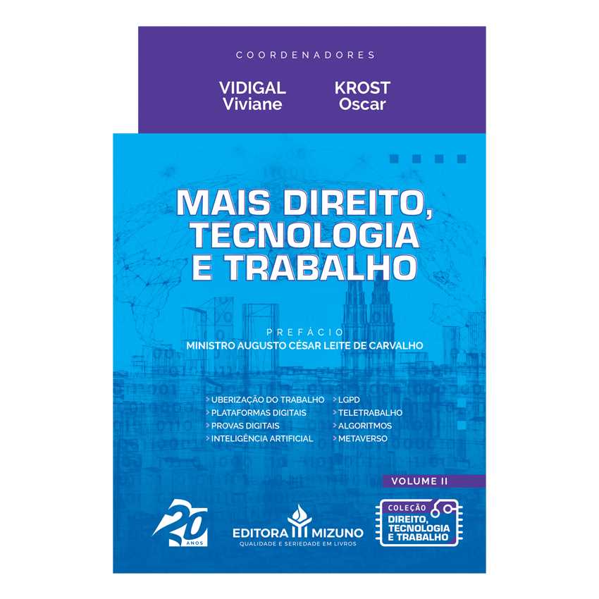 Mais Direito, Tecnologia e Trabalho - Volume II editoramizuno