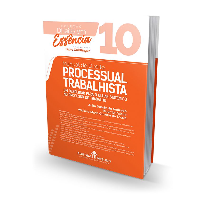 Manual de Direito Processual Trabalhista - Vol. 10 editoramizuno