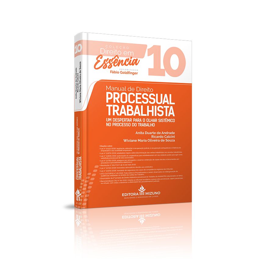 Manual de Direito Processual Trabalhista - Vol. 10 editoramizuno