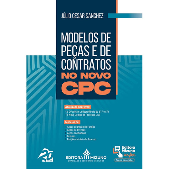 Modelos de Peças e de Contratos no Novo CPC editoramizuno