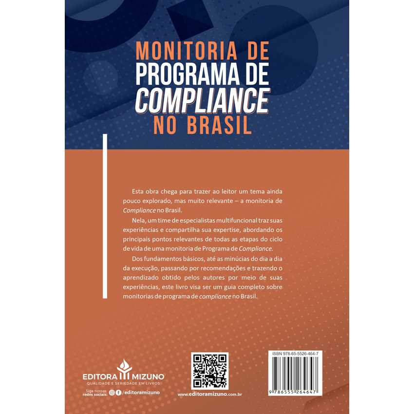 Monitoria de Programa de Compliance no Brasil editoramizuno