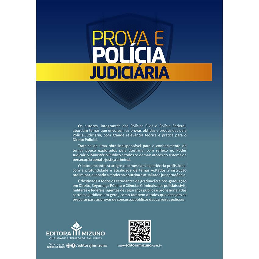 Prova e Polícia Judiciária editoramizuno