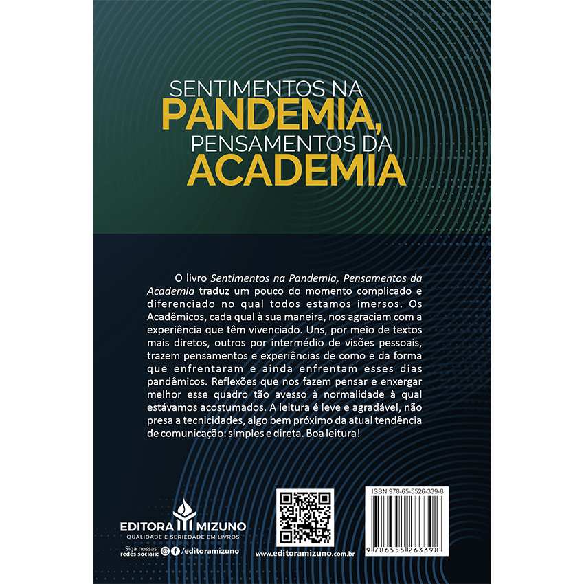 Sentimentos na Pandemia, Pensamentos da Academia editoramizuno