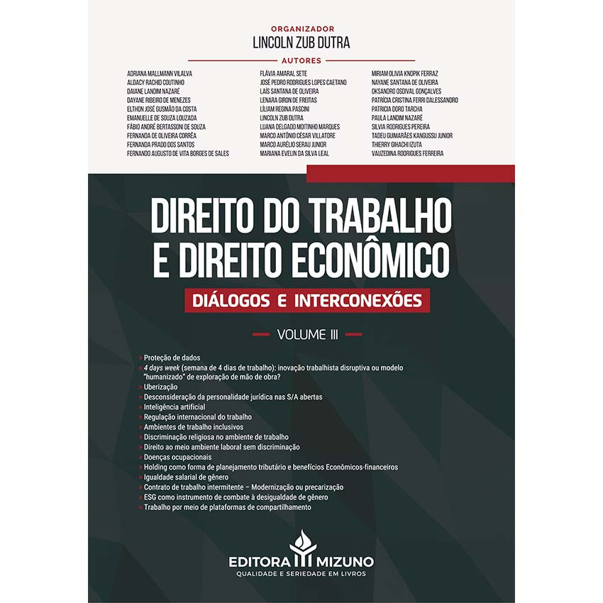 Direito do Trabalho e Direito Econômico Volume III 